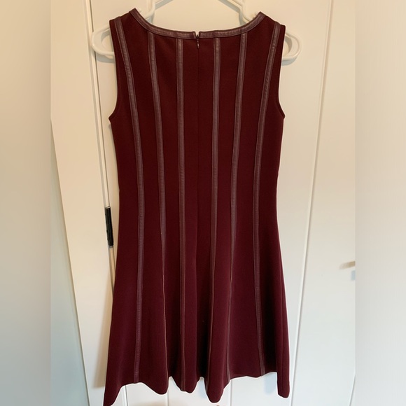 Ann Taylor burgundy dress - Picture 3 of 5